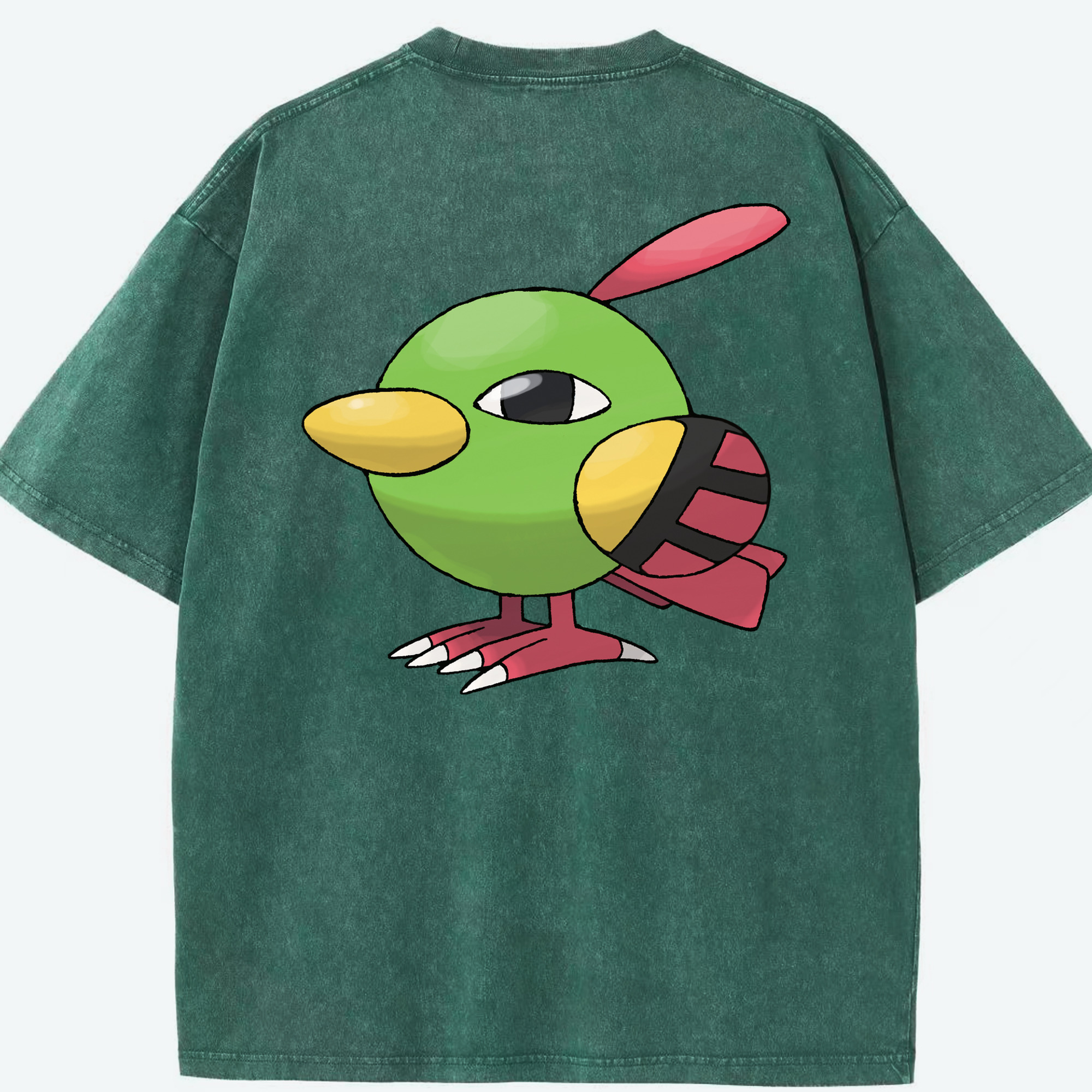 （画像用） ポケットモンスター Pokémon 綿100% ヴィンテージ風 半袖Tシャツ（背面プリント）